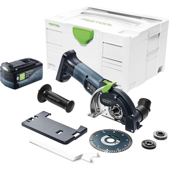 Festool DSC-AGC 18-125-Basic-5,2 Timanttileikkuri 5,2 Ah akulla