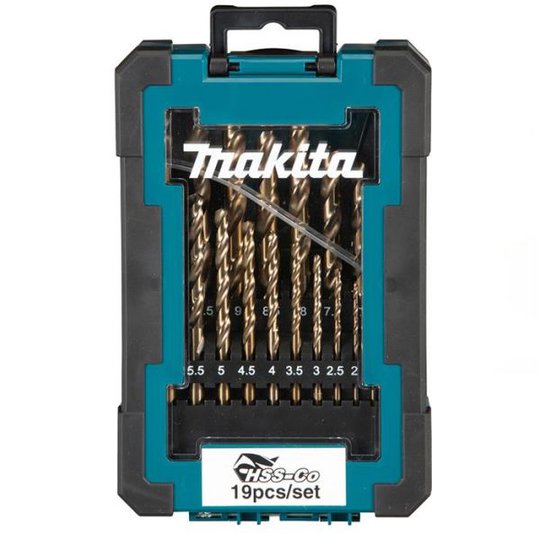Makita D-67561 Metalliporanteräsarja 19 osaa