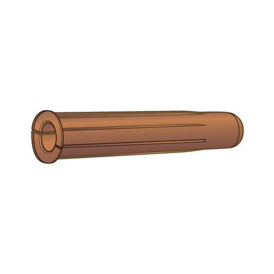 ESSVE TG Muovitulppa Ruskea, 100 kpl:n pakkaus 8x40mm