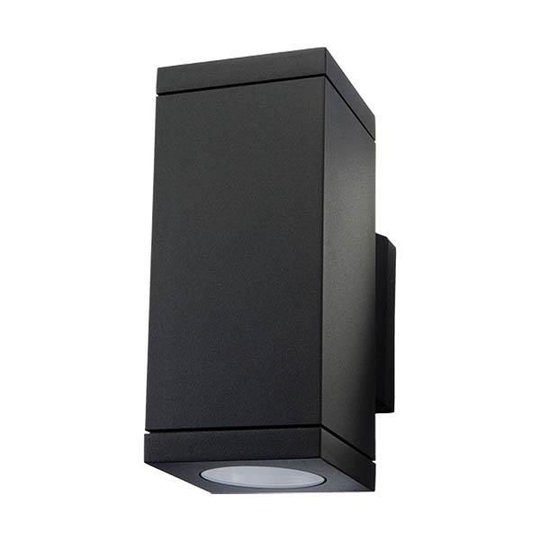 SG Armaturen Echo Seinävalaisin musta, 2 x 4,5 W