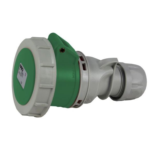 Garo SV 316-2 S Jatkopistorasiat IP67, 4-napainen, 16A 50-500 V, vihreä, 2 h
