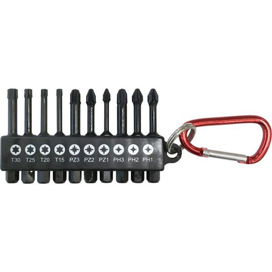 HiKOKI 60120820 Ruuvikärkisarja 1/4", 10 osaa