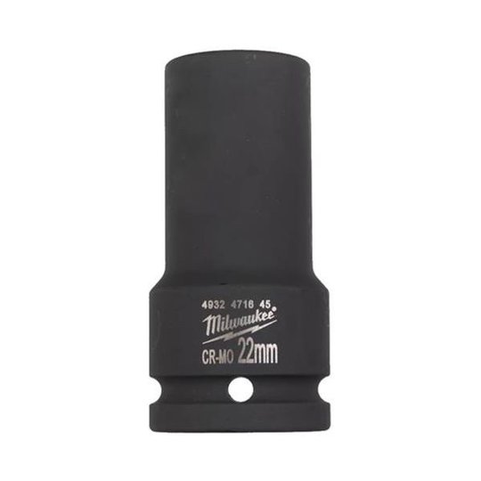 Milwaukee 4932471645 SHOCKWAVE Voimahylsy 3/4", pitkä 22 mm