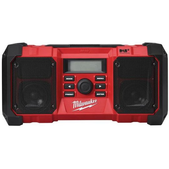 Milwaukee M18 JSR DAB+-0 Radio ilman akkuja ja laturia