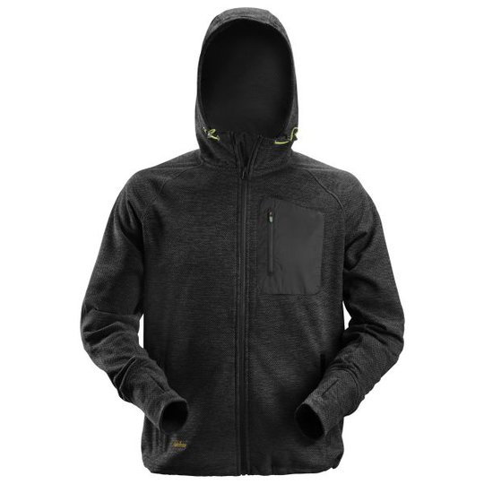 Snickers 8041 FlexiWork Huppari Fleece, musta XS