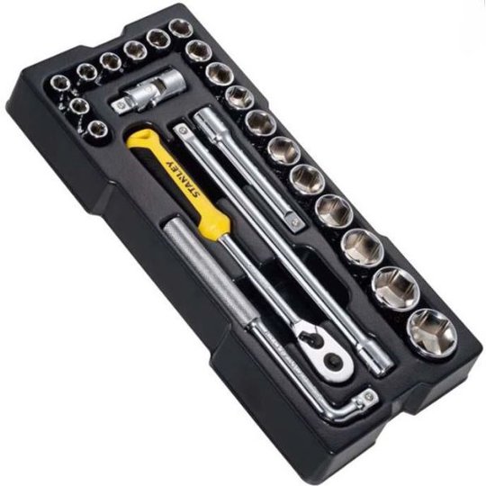 STANLEY STMT1-74173 Transmodule Hylsysarja 1/2", 23 kpl