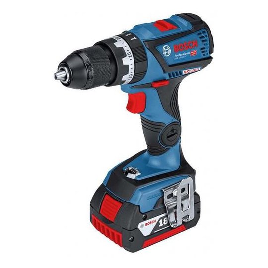 Bosch GSB 18V-60 C Ruuvinväännin sis. 4,0 Ah:n akut ja laturin