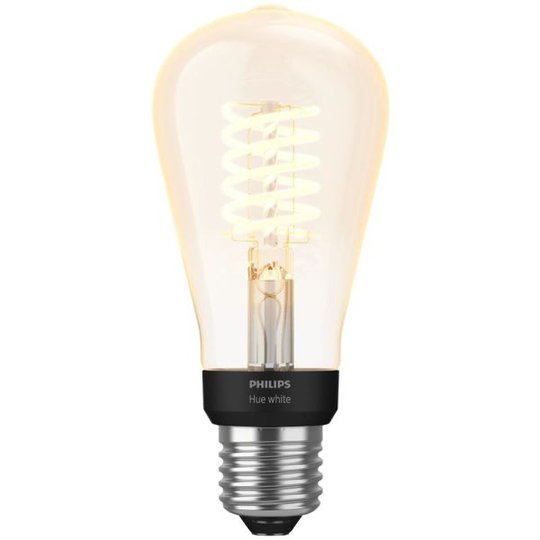 Philips Hue White LED-valo 7 W, E27, Edison-muoto