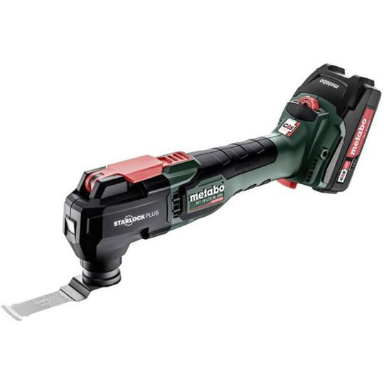 Metabo MT 18 LTX BL QS Monitoimityökalu 2 x Li-Power 2,0 Ah -akkua