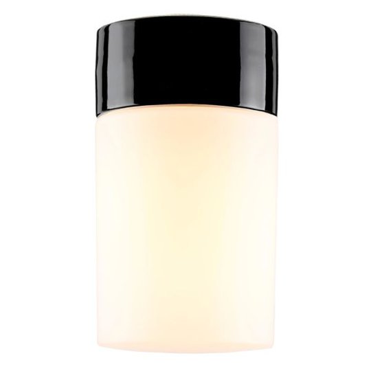 Ifö Electric Opus Kattovalaisin suora, E27, IP54, 100W, opaali Musta