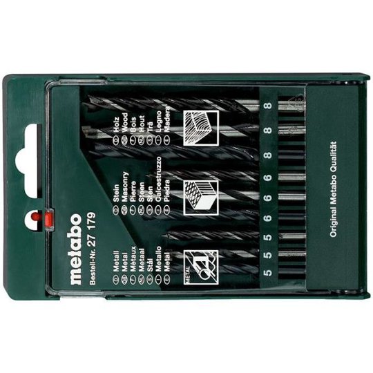 Metabo 627179000 Poranteräsarja 9-osainen