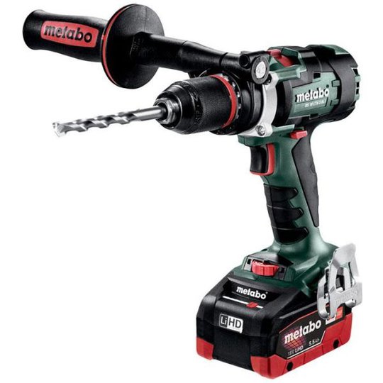 Metabo BS 18 LTX-3 BL I Porakone-ruuvinväännin sis. 5,5 Ah:n akut ja laturin