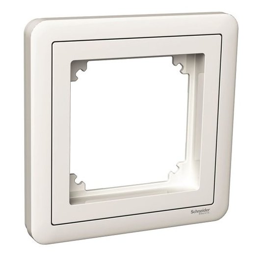 Schneider Electric WDE002801 Yhdistelmäkehys IP20, upotettuun tai pinta-asennukseen 87 mm, valkoinen