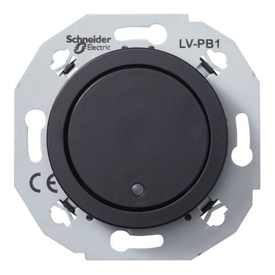 Schneider Electric WDE011270 Pienjännitepainike musta 1-napainen