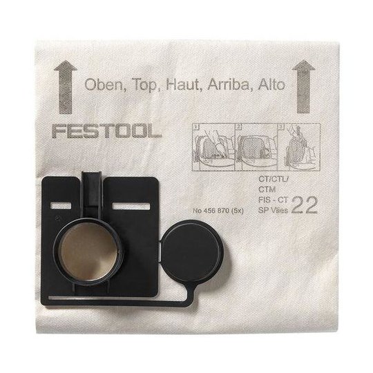 Festool FIS-CT 33 SP VLIES Suodatinpussi 5 kpl:n pakkaus
