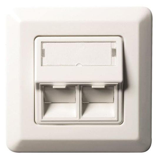 Elko EKO02530 Modulaarinen pistorasia kulmamalli, QuickConnect 1 x RJ45