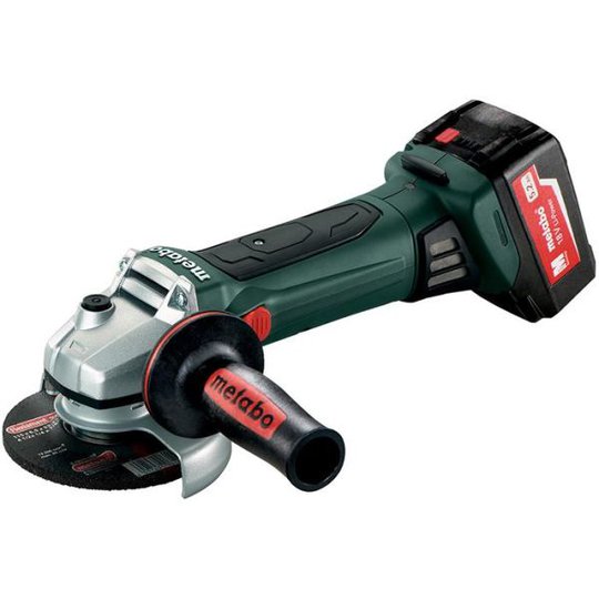 Metabo W 18 LTX 125 Quick Kulmahiomakone sis. 5,2 Ah:n akut ja laturin