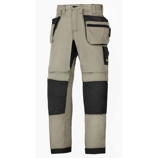Snickers 6206 LiteWork Työhousut khaki/musta C44