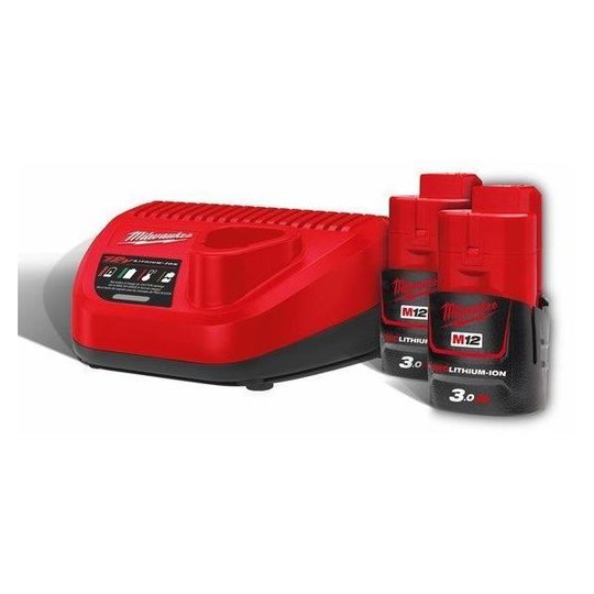 Milwaukee M12 NRG-302 Latauspaketti