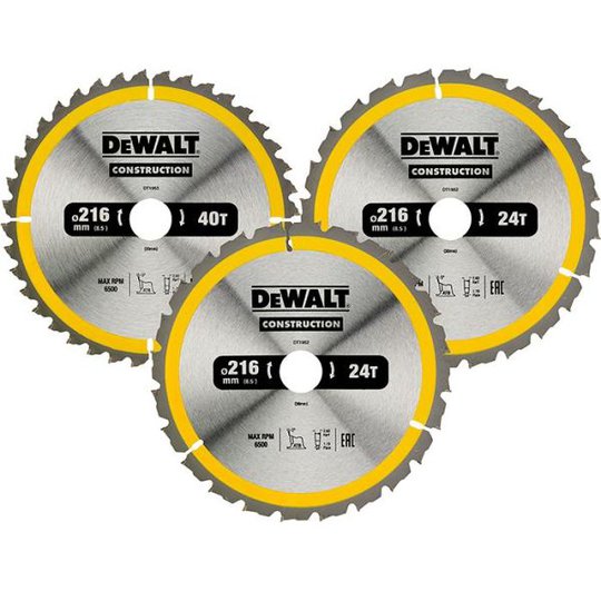 Dewalt DT1962-QZ Sahanteräpakkaus 3 kpl:n pakkaus