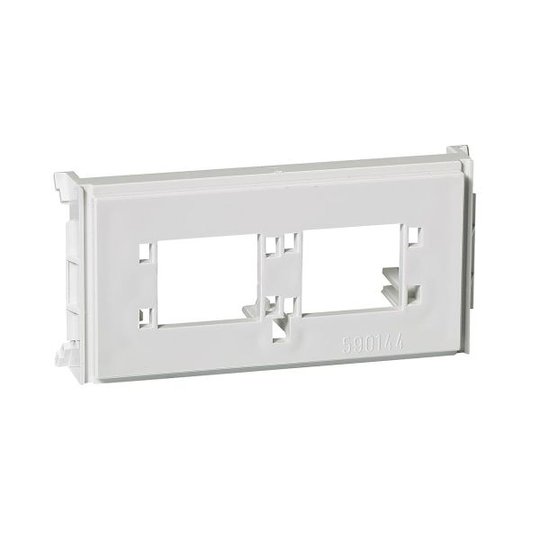 Schneider Electric 5971729 Asennusaluslevy modulaariselle jakkiliittimelle, 1 moduuli 2 liitäntää