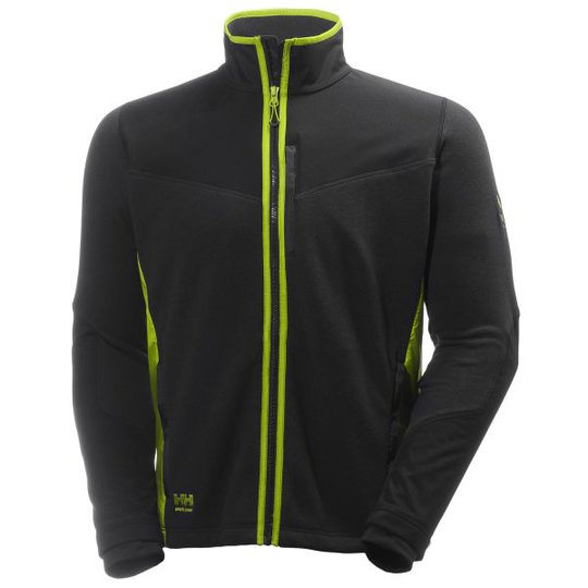 Helly Hansen Workwear Magni Fleecetakki musta/lime Koko S
