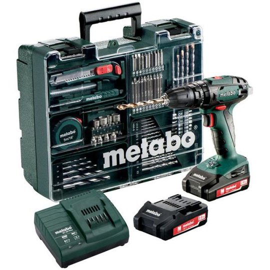 Metabo SB 18 Set Iskuporakone sis. lisäosasarjan, akut ja laturin