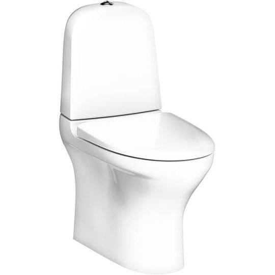 Gustavsberg Estetic 8300 WC-istuin kovalla kannella, valkoinen
