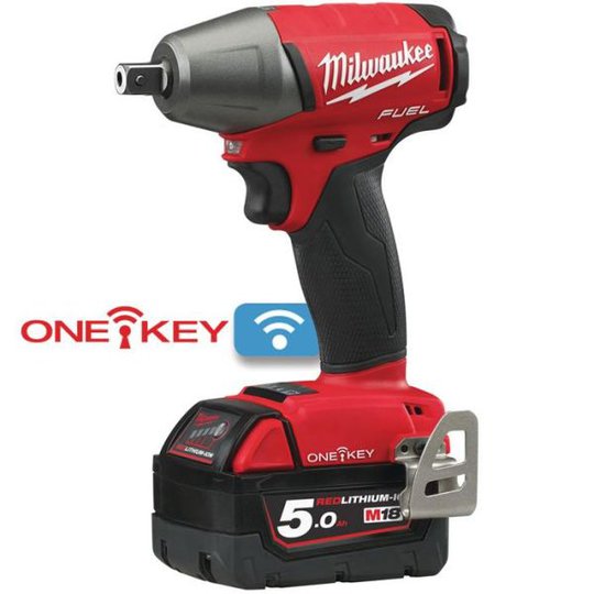 Milwaukee M18 ONEIWP12-502X Mutterinväännin sis. akut ja laturin