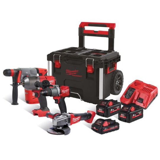 Milwaukee M18 FPP4C-533P Työkalupaketti