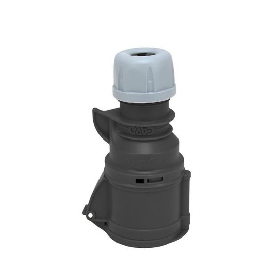 Garo S 416-7 Q Jatkopistorasiat IP44, 5-napainen, 16A, Quick Musta, 7 h