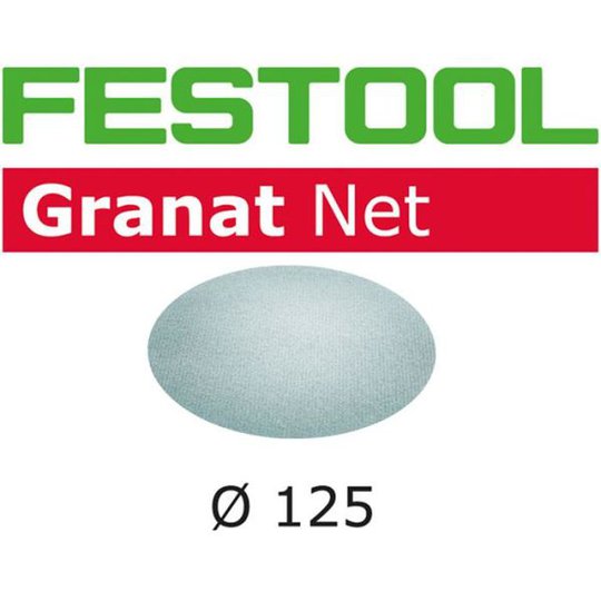 Festool STF D125 GR NET Hiomaverkko 125mm, 50 kpl P80