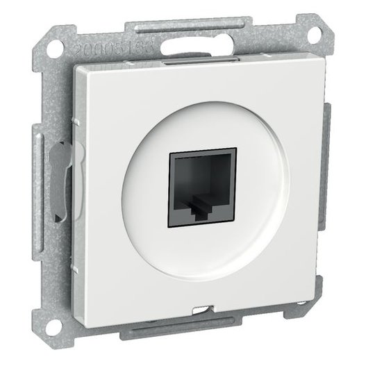 Schneider Electric Exxact Modulaarinen pistorasia puhelinliikennettä varten Antrasiittiharmaa