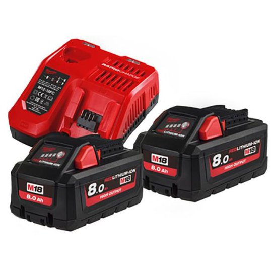 Milwaukee M18 HNRG-802 Latauspaketti