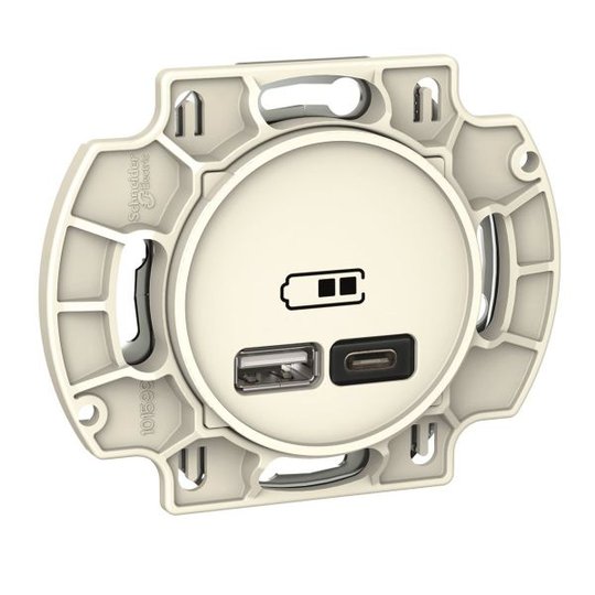 Schneider Electric WDE000941 USB-liitäntä USB tyyppi A+C, vankka
