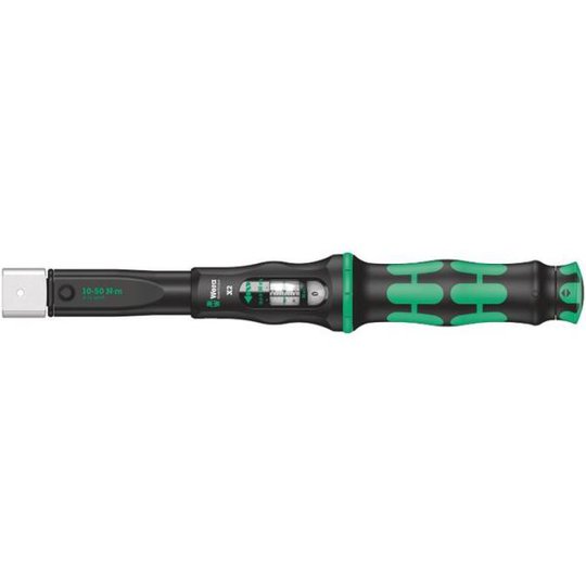 Wera Click-Torque X 2 Momenttiavain vaihtopäille, 9x12 mm 10-50 Nm