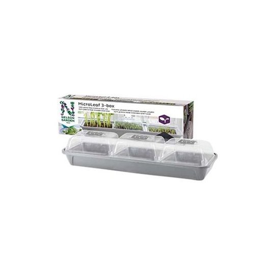 Nelson Garden Micro Leaf Minikasvihuone 3 laatikkoa