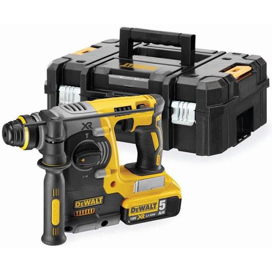 Dewalt DCH274P2T Poravasara sis. 5,0 Ah:n akut ja laturin