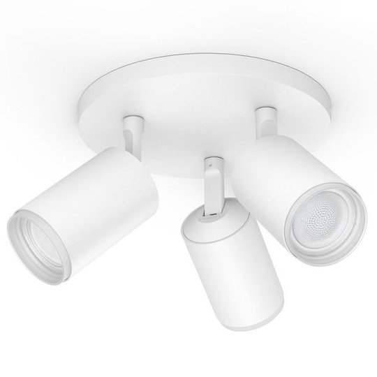 Philips Hue Fugato Kohdevalaisin valkoinen, 3 x 5,7 W LED