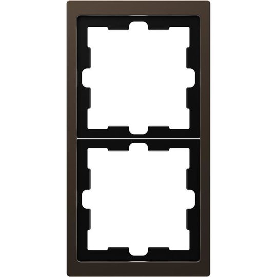 Schneider Electric MTN4020-6552 Yhdistelmäkehys 2 lokero, metalli Mocca