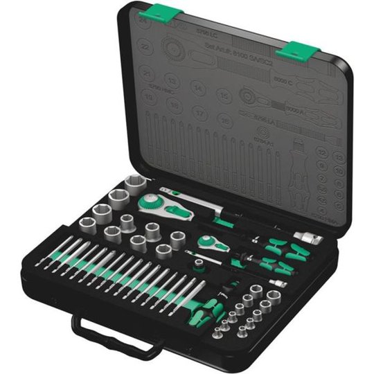 Wera Zyklop Speed SASC2 Hylsysarja 43-osainen