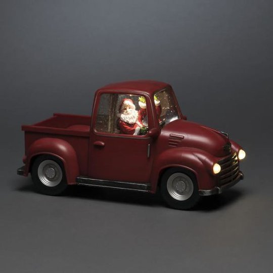 Konstsmide 4384-550 Koristevalaisin jossa auto ja joulupukki