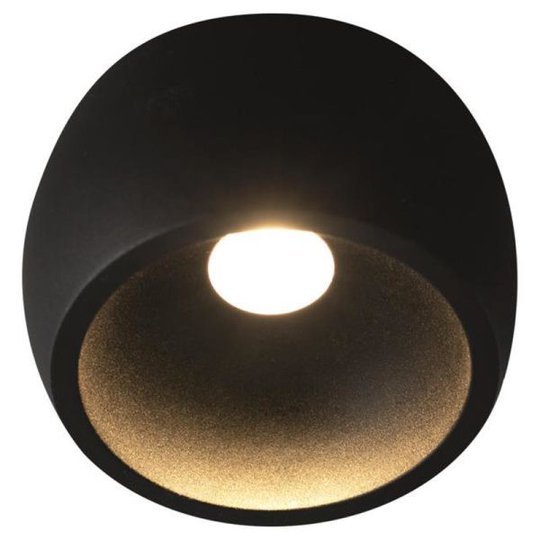Hide-a-Lite Globe G2 Surface Downlight-valaisin musta 2700K