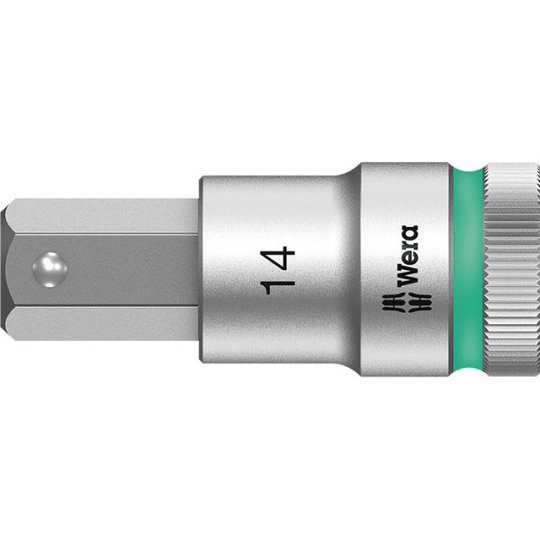 Wera 8740 C HF Kuusiokolohylsy 1/2" 14 mm, pituus 60 mm