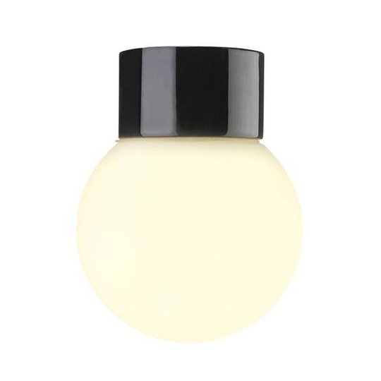 Ifö Electric 6040-800-16 Kattovalaisin matta, suora, IP54, LED Musta