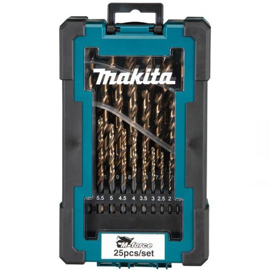 Makita D-67599 Metalliporanteräsarja 25 osaa