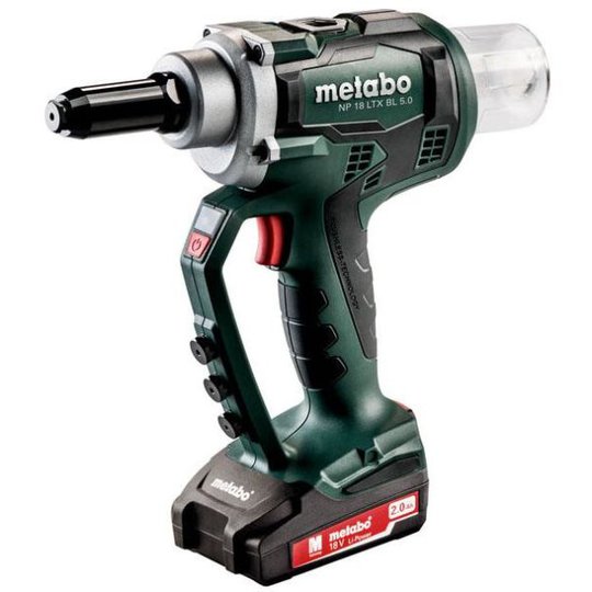 Metabo NP 18 LTX BL 5.0 Vetoniittipistooli sis. 2,0 Ah:n akut ja laturin