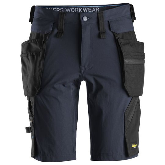 Snickers 6108 LiteWork Shortsit laivastonsininen/musta C44