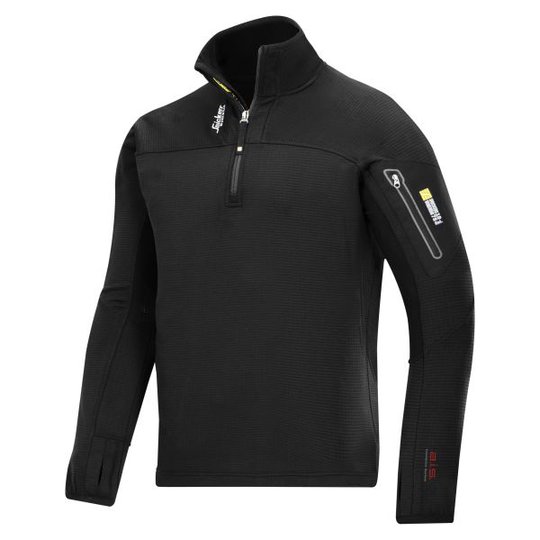 Snickers 9435 Neulepaita musta, mikrofleece XS