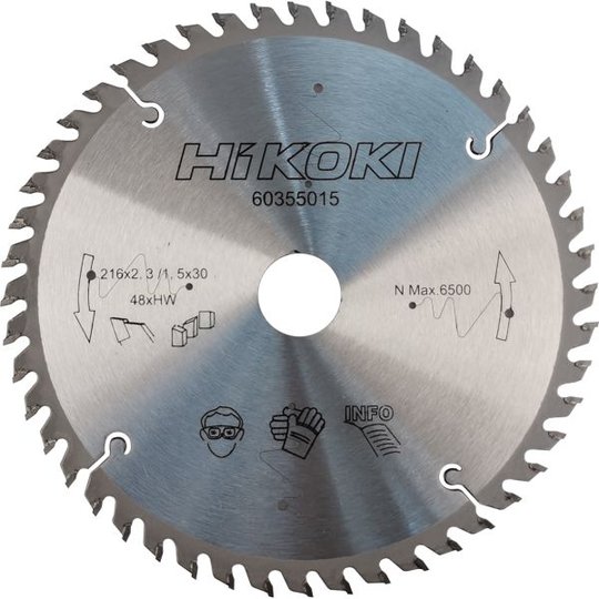 HiKOKI 60355015 Sahanterä 216x2,3 48T